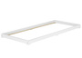 Wei�es Studentenbett Futon extra niedriges Holzbett 90x200 Kiefer V-60.47W-09