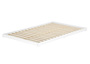 Wei�es Bodenbett platzsparend extra niedrig in �berl�nge 140x220 Kiefer V-60.47W-14-220