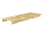 Klappbett Klappliege Funktionsbett 80x200 Kiefer massiv mit optionalem Zubeh�r V-60.49-08
