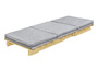 Klappbett Klappliege Funktionsbett 80x200 Kiefer massiv mit optionalem Zubeh�r V-60.49-08