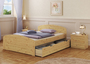 Funktionsbett Doppelbett 3 Bettk�sten 160x200 Senioren Massivholz Kiefer Zubeh�r w�hlbar V-60.50-16