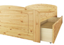Funktionsbett �berl�nge 180x220 Bettgestell 3 Bettkasten Senioren Zubeh�r w�hlbar V-60.50-18-220