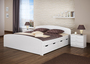 Doppelbett 3 Bettkasten 200x200 Seniorenbett Ehebett Massivholz Kiefer Zubeh�r w�hlbar V-60.50-20W 