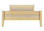 Massivholzbett Kiefer 140x200 modernes Polsterbett, Polsterfarbe w�hlbar V-60.52-14oR