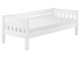 Wei�es Couchbett Einzelbett 90x200 Massivholzbett Sofabett mit w�hlbarem Zubeh�r V-60.53-09W