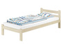Einzelbett G�stebett 90x200 Fichte massiv lackiert mit w�hlbarem Zubeh�r V-60.60-09
