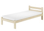 Einzelbett G�stebett 90x200 Fichte massiv lackiert mit w�hlbarem Zubeh�r V-60.60-09