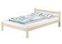 Doppelbett Ehebett Holzbett 140x200 Fichte massiv lackiert mit w�hlbarem Zubeh�r V-60.60-14