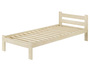 Unbehandeltes Massivholzbett Einzelbett 90x200 Fichte massiv mit w�hlbarem Zubeh�r V-60.60N-09