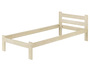 Unbehandeltes Massivholzbett Einzelbett 90x200 Fichte massiv mit w�hlbarem Zubeh�r V-60.60N-09