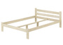 Doppelbett G�stebett 140x200 Fichte massiv unbehandelt mit w�hlbarem Zubeh�r V-60.60N-14