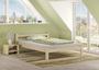 Doppelbett G�stebett 140x200 Fichte massiv unbehandelt mit w�hlbarem Zubeh�r V-60.60N-14