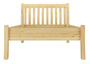 G�stebett Einzelbett Echtholzbett 100x200 hohe Sitzkante Kiefer massiv V-60.61-10