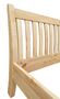 G�stebett Einzelbett Echtholzbett 100x200 hohe Sitzkante Kiefer massiv V-60.61-10