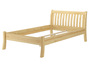 Komfortables Einzelbett Seniorenbett 120x200 G�stebett Kiefer massiv V-60.61-12