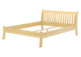 Stilvolles Doppelbett 180x200 cm Kiefer massiv Bauart geschwungen Zubeh�r w�hlbar V-60.61-18