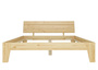 Doppelbett Massivholz Kiefer natur 160x200 Futonbett Ehebett Zubeh�r w�hlbar V-60.62-16
