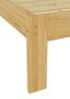 Bettgestell Einzelbett Massivholz Kiefer natur 100x200 Futonbett Zubeh�r w�hlbar V-60.64-10