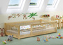 Kinderbett niedriges Bodenbett Kiefer natur 90x200 Kleinkinder Laufstall �hnlich V-60.65-09