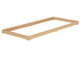 Niederflurbett Bettrahmen Studenten Futon Bodenbett 90x200 Buche Massivholz V-60.66-09