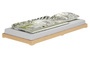 Niederflurbett Bettrahmen Studenten Futon Bodenbett 100x200 Buche Massivholz V-60.66-10