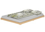 Niederflurbett Studentenbett Teenagerbett 140x200 Buche Massivholz mit w�hlbarem Zubeh�r V-60.66-14