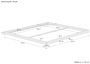 Niederflurbett Bodenbett niedriges Doppelbett 180x200 Buche Massivholz V-60.66-18