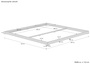 Niederflurbett Bodenbett Studentenbett Teenagerbett 200x200 Buche Massivholz V-60.66-20