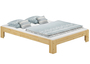 Franz�sisches Bett 140x200 Kiefer Bettrahmen G�stebett massiv Zubeh�r w�hlbar V-60.67-14