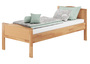 Seniorenbett extra hoch Einzelbett 90x200 Massivholzbett Buche natur Zubeh�r w�hlbar V-60.70-09