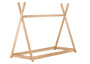 Holz-Bett in Tipi-Form, Kinderbett 90x200 Buche massiv ge�lt, Zubeh�r w�hlbar V-60.71-09
