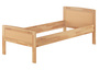 Seniorenbett Einzelbett 100x200 Massivholzbett Buche natur Zubeh�r w�hlbar V-60.72-10