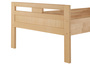 Massivholzbett �berl�nge Seniorenbett Buche 90x220 Einzelbett hohes Bett V-60.74-09-220 