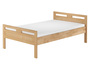 Massivholzbett Seniorenbett Buche natur 120x200 Hohes Bett Einzelbett Zubeh�r w�hlbar V-60.74-12
