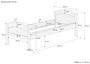 �berlanges Holzbett mit hoher Sitzkante Buche natur 90x220 Zubeh�r w�hlbar V-60.75-09-220