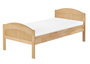 Massivholzbett hohes Bett Seniorenbett Buche natur 100x200 Zubeh�r w�hlbar V-60.75-10 