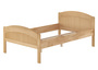 �berlanges Seniorenbett in zeitlosem Stil Buche natur 120x220 Zubeh�r w�hlbar V-60.75-12-220