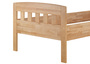 Stabiles Buchen-Einzelbett Seniorenbett in zeitlosem Stil 100x200 mit w�hlbarem Zubeh�r V-60.76-10
