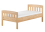 Stabiles Buchen-Einzelbett Seniorenbett in zeitlosem Stil 100x200 mit w�hlbarem Zubeh�r V-60.76-10