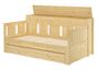Ausziehbett Sofabett Kiefer massiv natur Zubeh�r w�hlbar V-60.78-09
