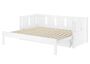 Ausziehbett 2-in-1-Bett Einzel- und Doppelbett in einem Kiefer wei� Zubeh�r w�hlbar V-60.78W-09