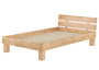 Einzelbett Buchebett massiv natur 120x200 Futonbett Bettrahmen Zubeh�r w�hlbar V-60.80-12