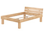 Bett Holzbett �berl�nge Buche natur massiv mit hohen F��en ohne Zubeh�r V-60.80-220-H