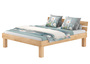 Bett Holzbett �berl�nge Buche natur massiv mit hohen F��en ohne Zubeh�r V-60.80-220-H