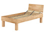 Einzelbett Buche 100x200 stabil hoch Massivholzbett Seniorenbett Zubeh�r w�hlbar V-60.81-10