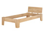 Einzelbett Buchebett lackiert Massivholz Bettrahmen Futonbett 100x200 mit w�hlbarem Zubeh�r V-60.82-10