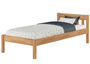 Einzelbett Buchebett lackiert Massivholz Bettrahmen Futonbett 90x200 Zubeh�r w�hlbar V-60.83-09