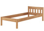 Einzelbett Buchebett lackiert Massivholz Bettrahmen Futonbett 90x200 Zubeh�r w�hlbar V-60.83-09