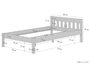 Massivholzbett Echtholzbett Holzbett 120x220 Buche Zubeh�r w�hlbar V-60.83-12-220
