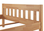 �berlanges Doppelbett Massivholzbett 140x220 Buche Zubeh�r w�hlbar V-60.83-14-220